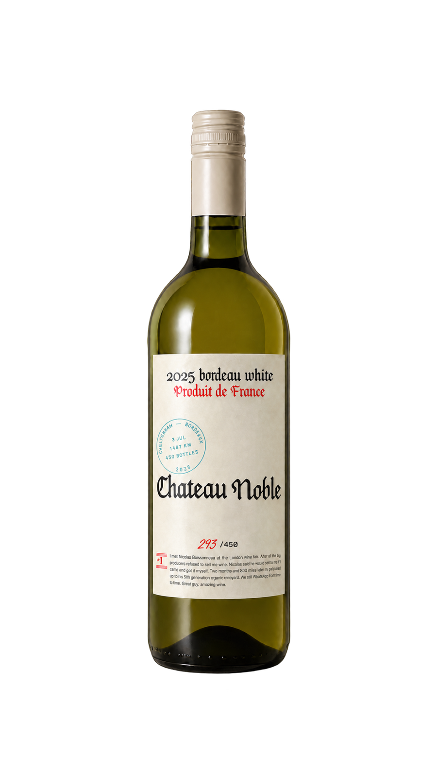 Chateâu Noble Bordeaux White 2025