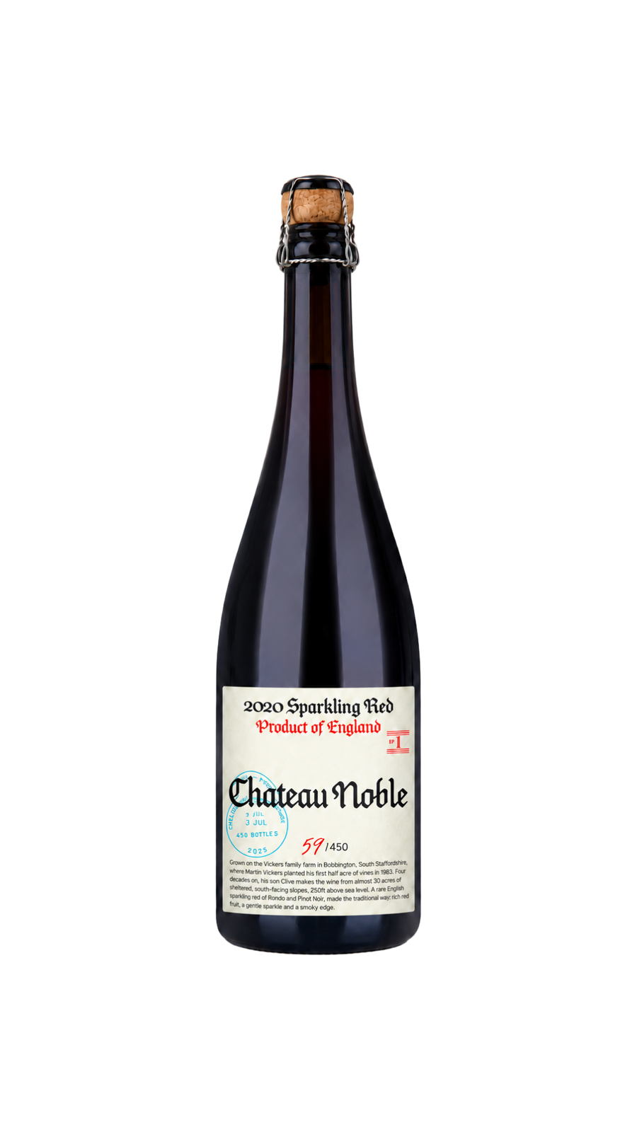 Chateâu Noble English Sparkling Red 2022