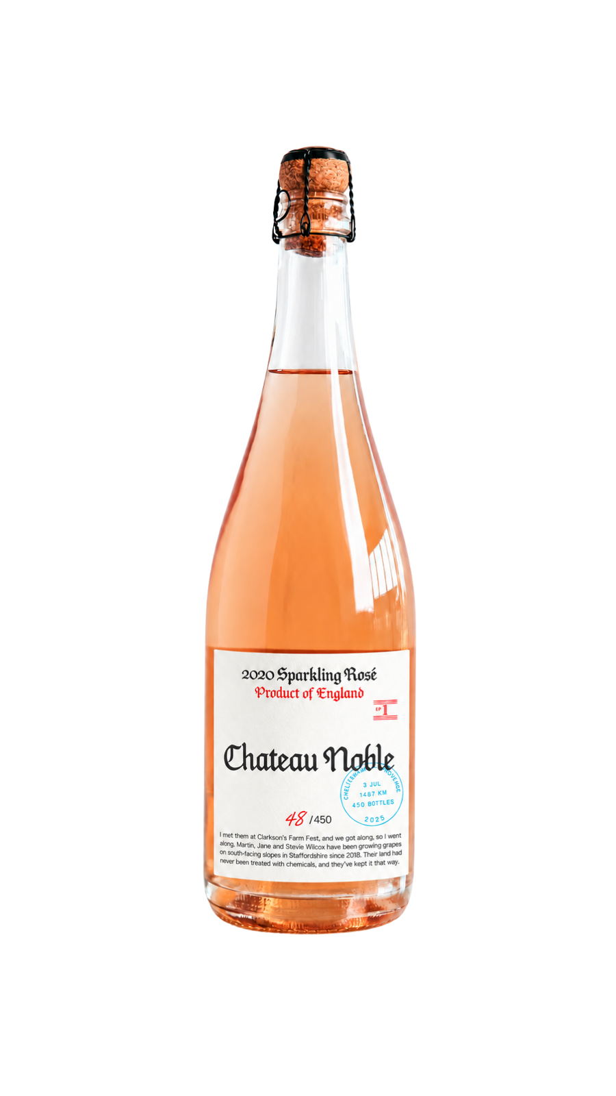 Chateâu Noble English Sparkling Rosé 2021